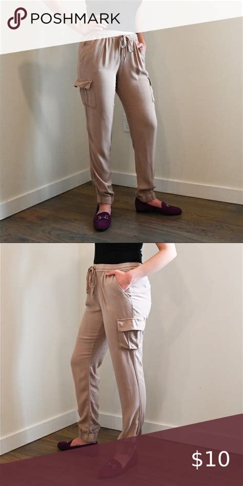 Tan Jogger Pants Jogger Pants Pants Trouser Pants Women