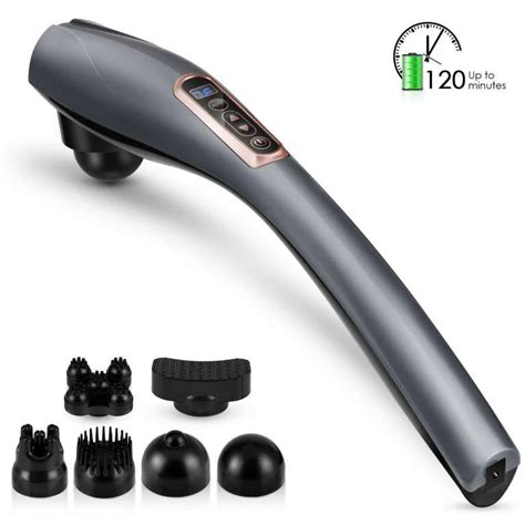 Moico Handheld Back Massager Cordless Percussion Massager Masaje Cuerpo Completo Músculo