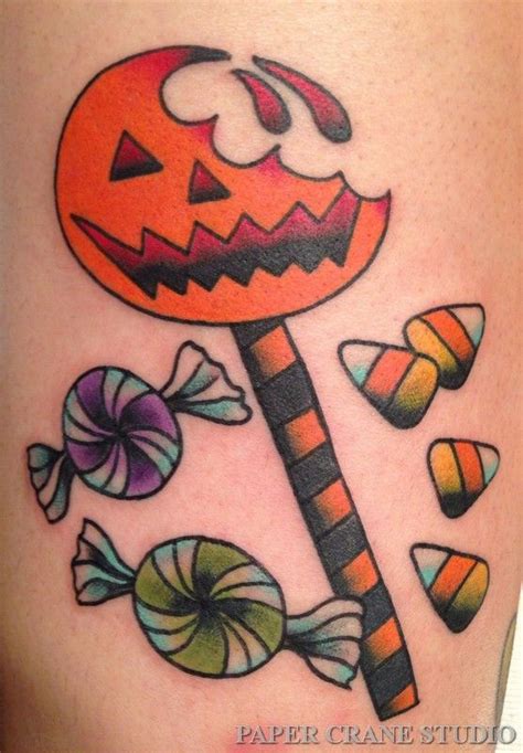Pin By Sondra Allman On Tattoo Ideas Candy Tattoo Cupcake Tattoos Halloween Tattoos