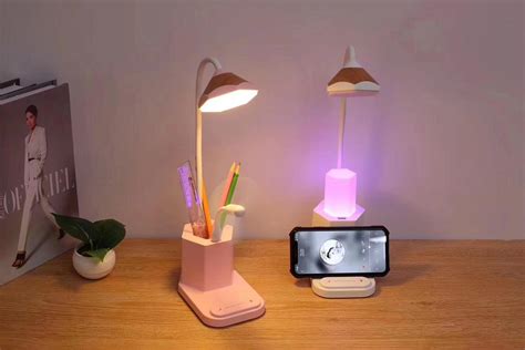 Multifunctional Led Desk Table Lamp With Pen Container And Mobile Phone