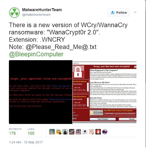 Wannacry Wannacrypt Ransomware In Action The World Of It And Cyber
