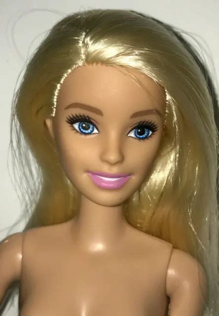 nude barbie blonde blue eyed modern body one bent arm mattel doll for ooak 6 99 picclick