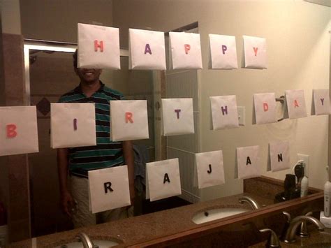 A few weeks ago it was my husband's 30th birthday, and i wanted to create a little unique setup for him in my home. Image result for birthday surprise ideas for husband at ...
