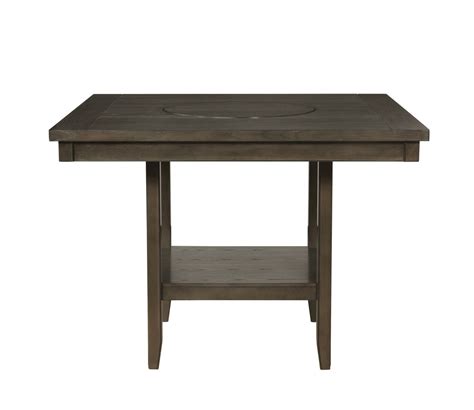 Buy Fulton Gray Counter Height Dining Table Part GY T Badcock More