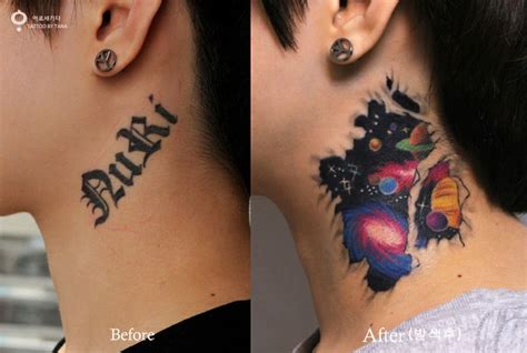 Cover Up Tattoo Neck Tattoo Tattoobytanablogme Tattoos