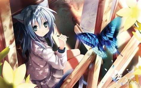 1111857 Nekomimi Anime Anime Girls Room Original Characters