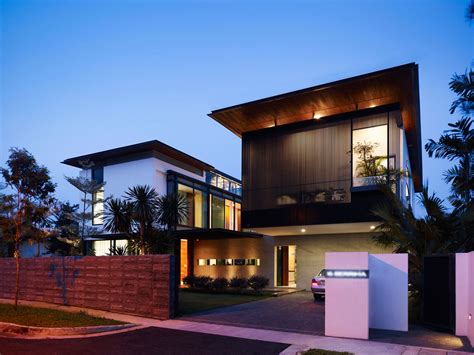 Berrima House Modern Singapore Bungalow Design Consisting Of Two