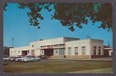 Southern Pacific Railroad Depot Palo Alto Ca Postcard 1950s