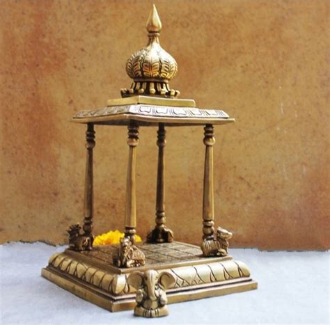Brown Brass Temple Size 12 X 7 Inch H X W At Rs 6850piece In Delhi