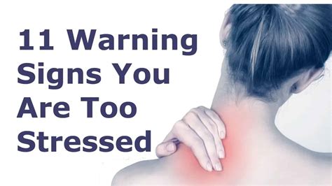 Warnings Your Body Gives You When You Re Overstressed