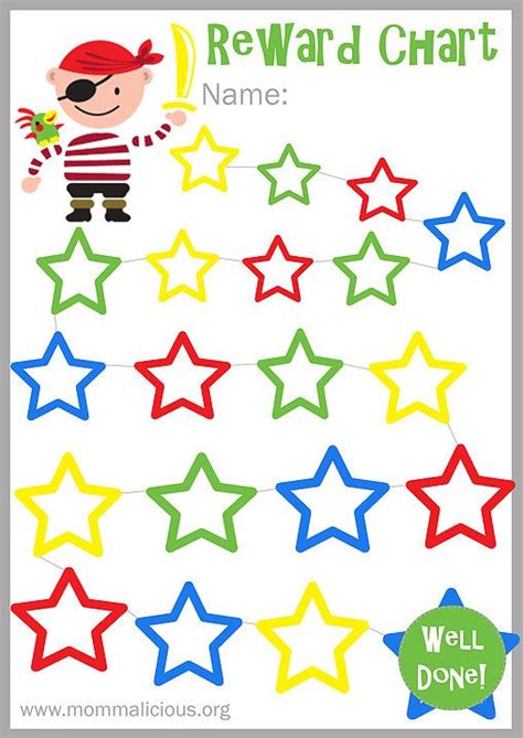 Kids Sticker Chart Free Printable Printable Reward Charts My Bored