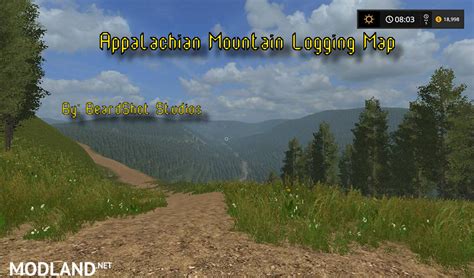 4x Appalachian Mountain Logging Map Mod Farming Simulator 17