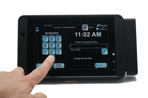 The Walter S18 Portable Biometric Time Clock Epay Systems Seamless