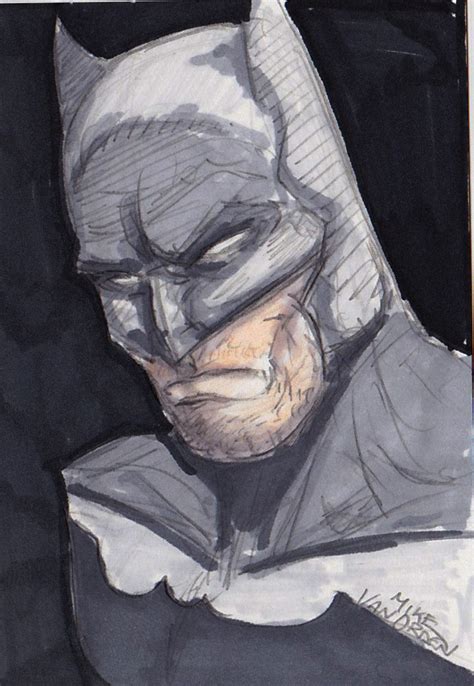 More Sketch Cards Batman By Mikevanorden On Deviantart