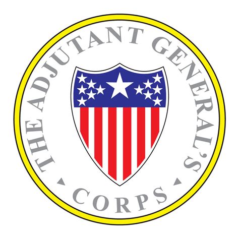 Us Army Adjutant General Corps Plaque Patch Decal On 3m Etsy