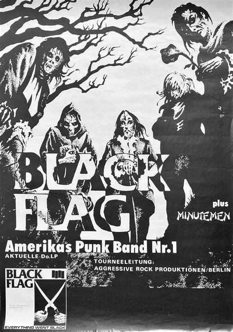 Black Flag Concert Poster 1990 Tour ⋆ Popdom