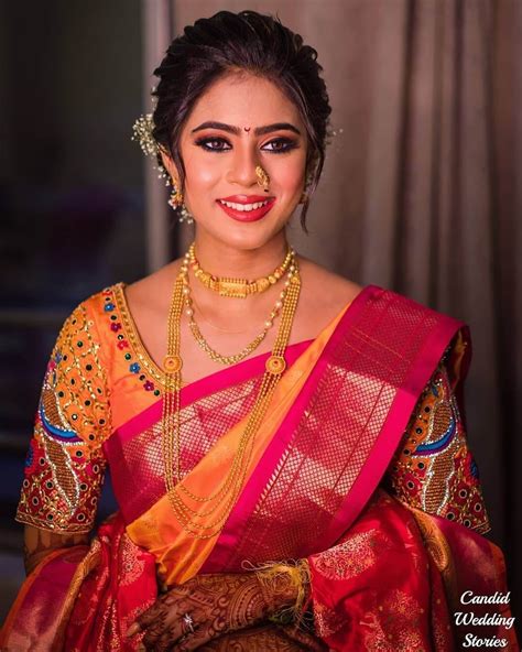 Top Maharashtrian Bridal Looks Worth Taking Inspirations From Indian Bride Hairstyle Wedding