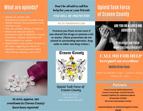 Opioid Epidemic Community Information Craven County