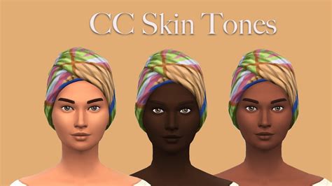 Sims 4 Skin Tones Update First Look At New Swatches And Sliders Etm