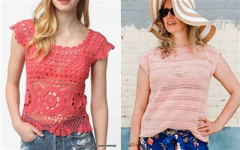 Charming Crochet Tops For Summer With Free Patterns