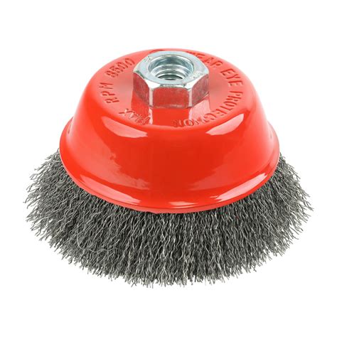 Timco Angle Grinder Cup Brush Crimped Steel Wire