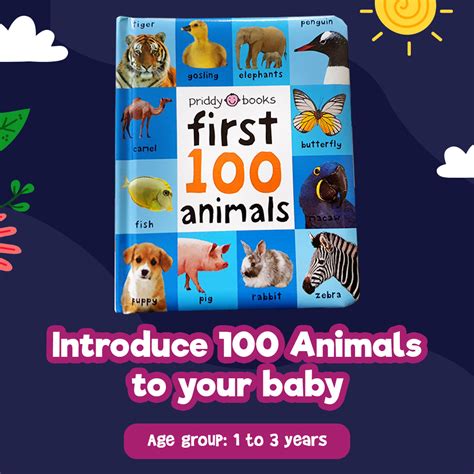 Priddy Books First 100 Animals Board Book Kathakids Shop