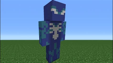 Minecraft Tutorial How To Make A Black Suit Spiderman