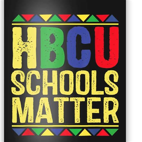 Hbcu Schools Matter Historical Black Colleges Poster Teeshirtpalace