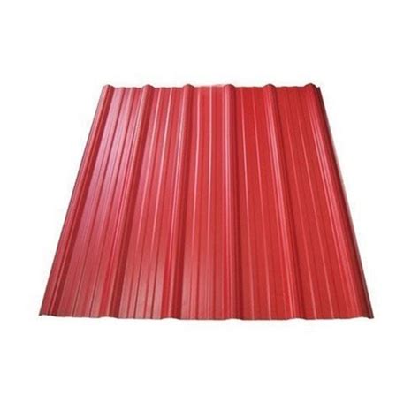 Red Color Coated Ms Roofing Sheet At Rs 195square Feet Ms Roofing
