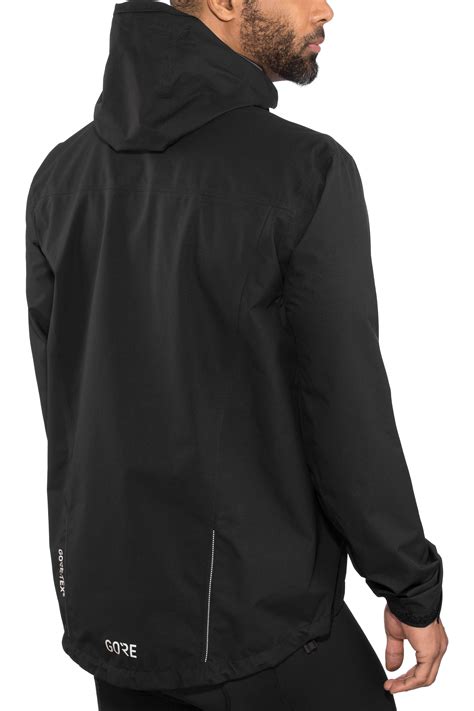 Gore Wear C3 Gore Tex Paclite Hooded Jacket Men Black At Uk