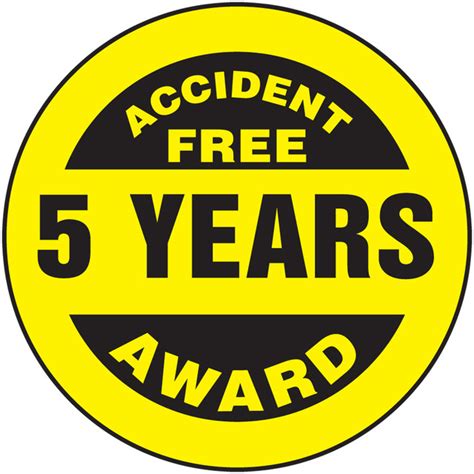 no accident recognition labels safety award lhtl310