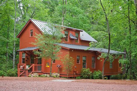 Camp Callaway Rustic Exterior Atlanta By Pine Mountain Builders