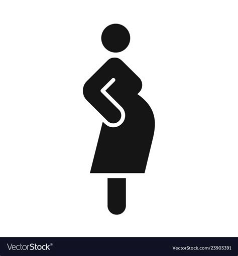 Pregnant Icon Vector