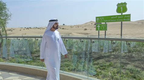 Sheikh Mohammed Unveils New Dubai Desert Reserve And 100km Trekking