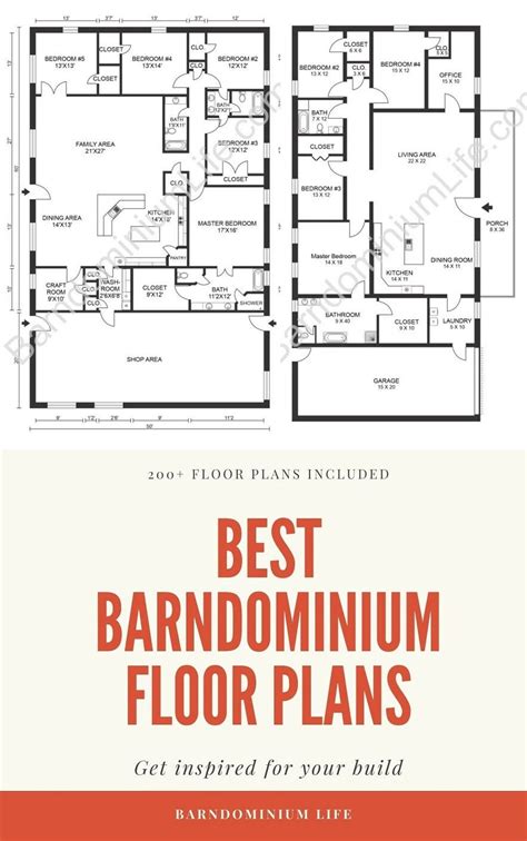 Best Barndominium Floor Plans For Planning Your Barnd
