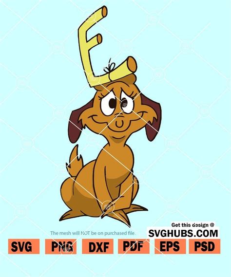 Max From The Grinch Svg Max Layered Svg Grinch Max Svg Max Clipart