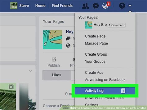 How to Enable Facebook Timeline Review on a PC or Mac: 8 Steps