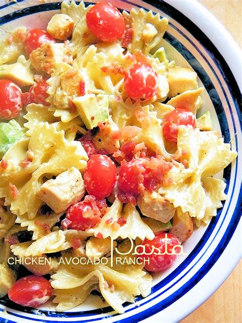 Chicken Avocado Ranch Pasta Our Kid Things