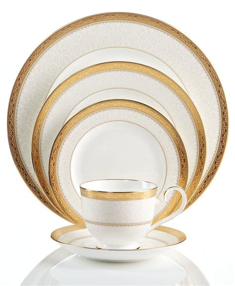 Noritake Dinnerware Odessa Gold Collection Macys Fine China