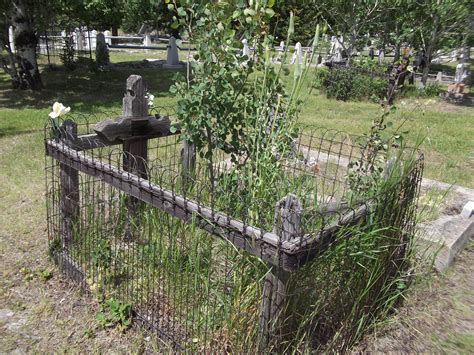 Miners Grave In Hillcrest Cemetery At Hillcrest Mines Bc Canada