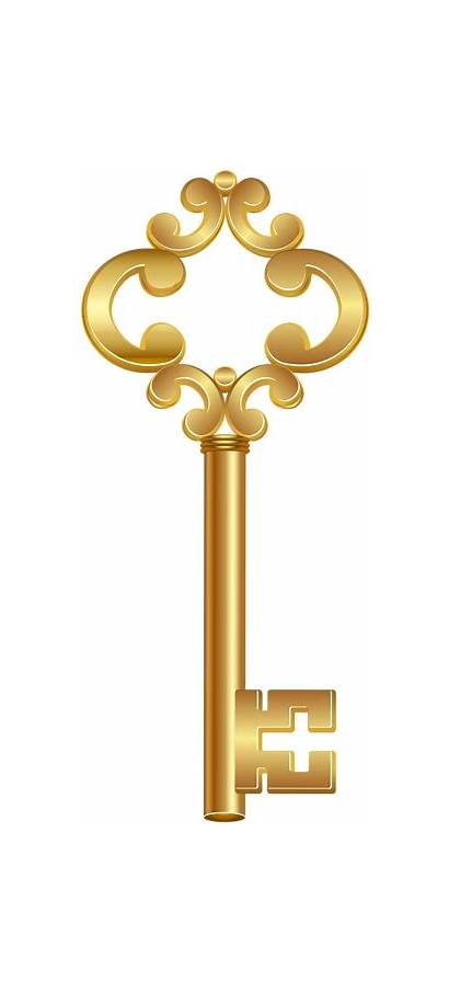 Key Gold Clip Clipart Decorative Yopriceville Elements