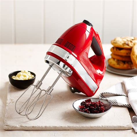 I use the low end to slowly this hand mixer is versatile and easy to clean. KitchenAid Artisan 9 Speed Hand Mixer Empire Red -Fast ...