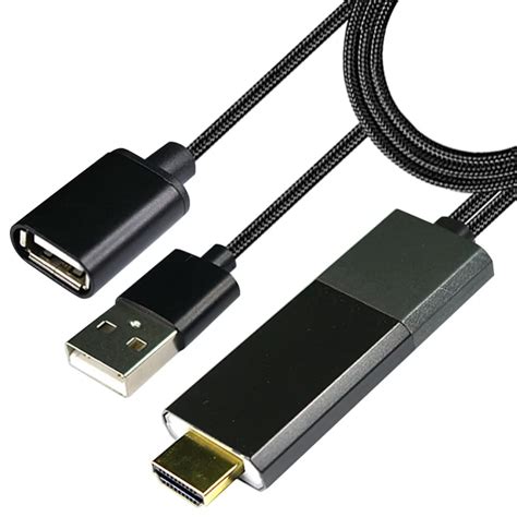Digital To Hdmi Cable 1080p Usb To Hdtv Adapter For Iphoneipad Mirror