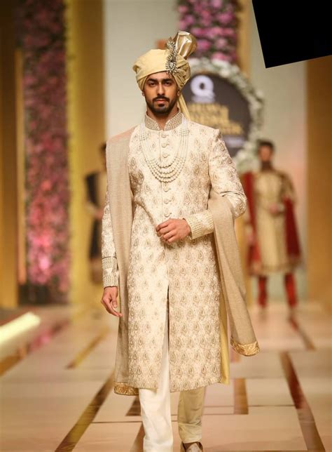 Pakistani Outfits In Mens Sherwani For Wedding Gn64 Ph