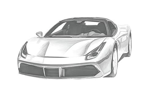 Click here to toggle editing of individual sections of the page (if possible). Ferrari 488 Gtb Digital Sketch Digital Art by Rick Deacon