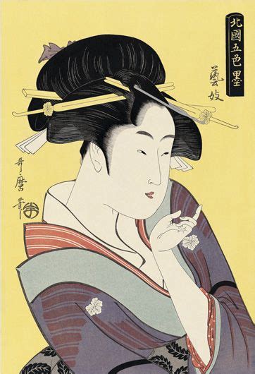 kitagawa utamaro geisha japanese wood print japanese art prints japanese prints japanese art