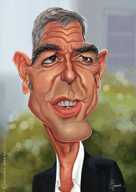 Celebrity Caricatures George Clooney Cartoon People Cartoon Faces