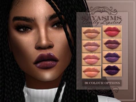 The Sims Resource Cecilly Lipstick By Saya Sims Sims 4