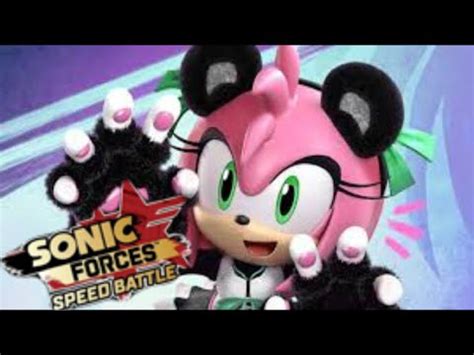Panda Amy Unlocked In Sonic Forces Speed Battle Youtube