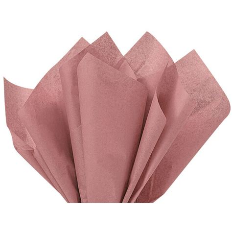 Rose Gold Tissue Paper Squares Bulk 100 Sheets Premium T Wrap And